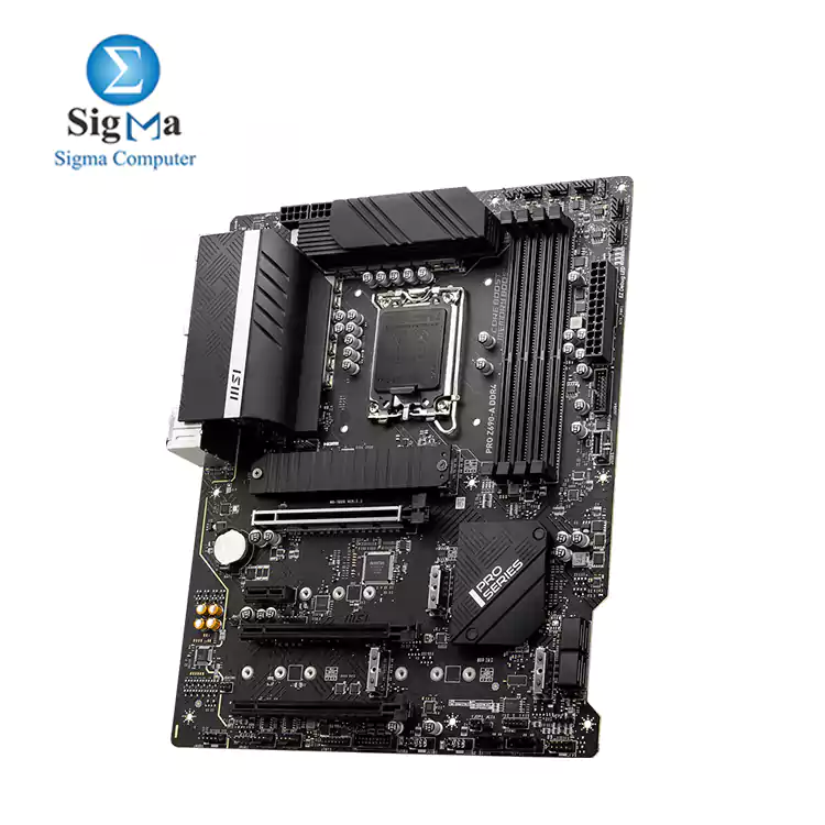 MSI PRO Z690-A DDR5 ProSeries Motherboard ATX 12th Gen Intel Core LGA 1700 Socket PCIe 4 CFX M.2 Slots Wi-Fi 6E
