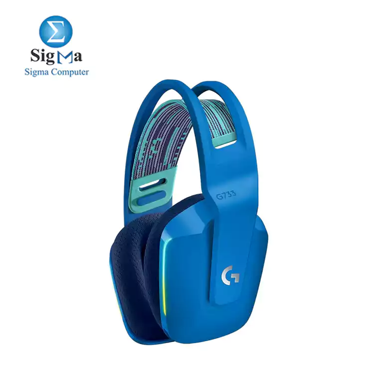 LOGITECH G733 LIGHTSPEED Wireless RGB Gaming Headset - BLUE - 2.4GHZ - EMEA – 081-000943