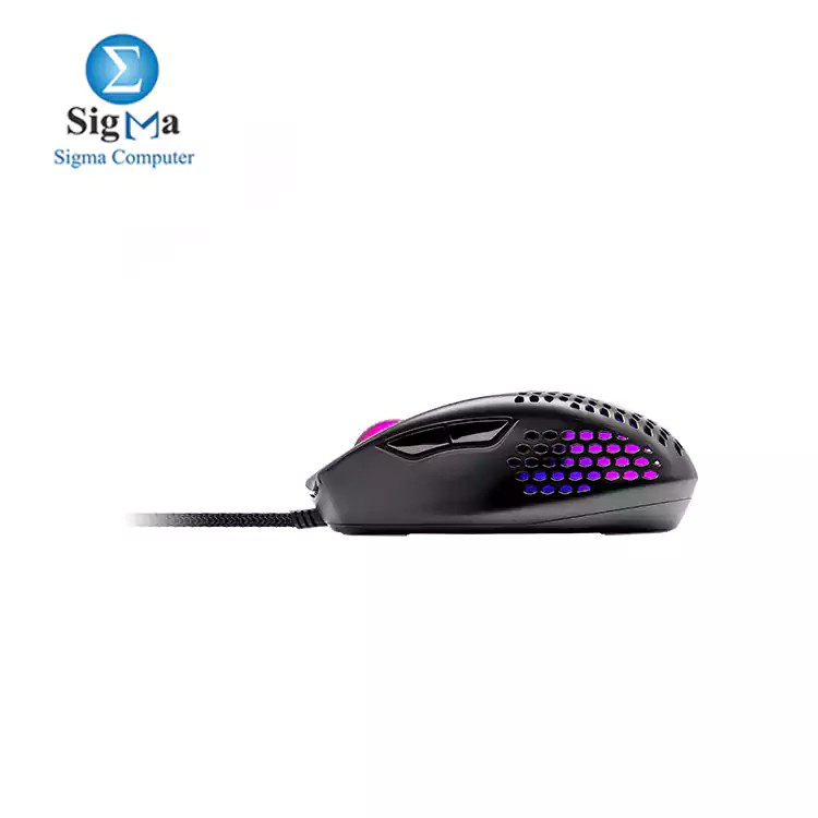 Cooler Master MM720 Black Matte Lightweight Gaming Mouse with Ultraweave Cable  16000 DPI Optical Sensor  RGB 