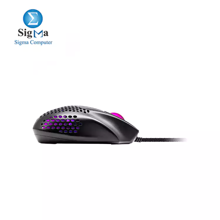 Cooler Master MM720 Black Matte Lightweight Gaming Mouse with Ultraweave Cable, 16000 DPI Optical Sensor, RGB 