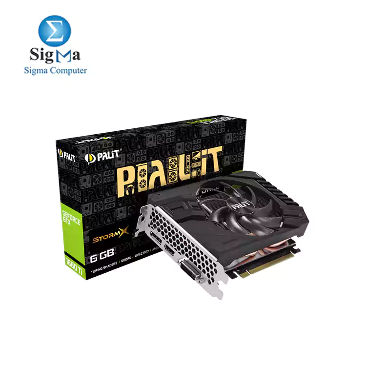 PALIT GeForce   GTX 1660 Ti StormX 6G  
