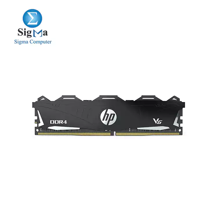 HP V6 DDR4 16GB 3200Mhz CL16 Desktop Gaming Memory with Heatsink BLACK