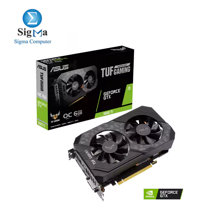 ASUS TUF Gaming GeForce® GTX 1660 Ti EVO OC Edition 6GB GDDR6 