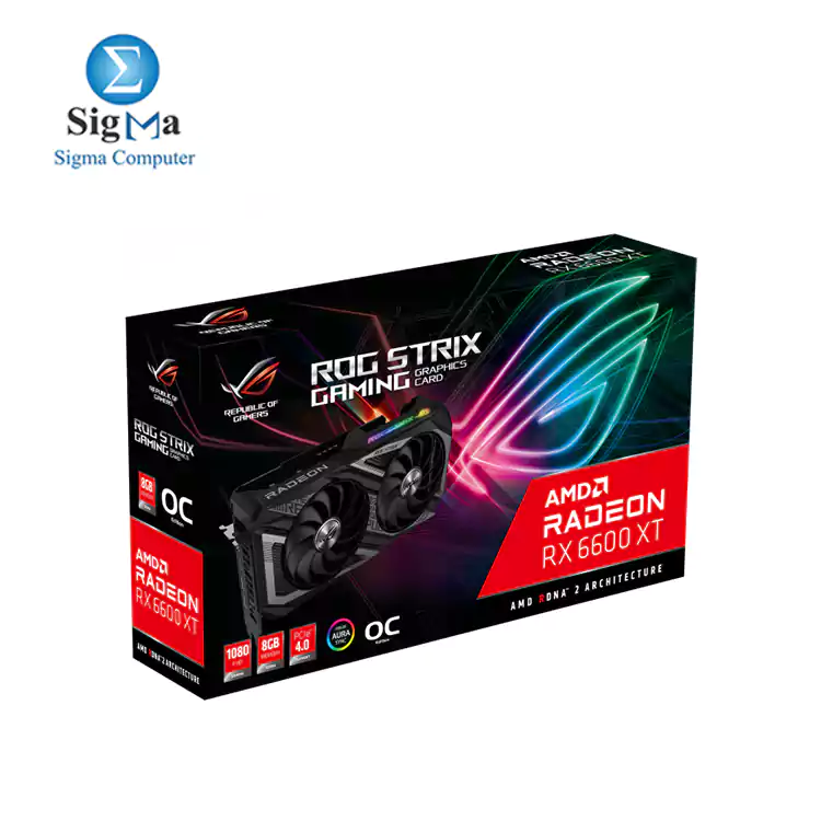 ASUS ROG Strix Radeon™ RX 6600 XT OC Edition 8GB GDDR6