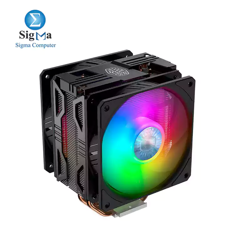 Cooler Master Blizzard T400 PRO ARGB - CPU Cooler with Dual(2x) SickleFlow 120 Addressable RGB Fan