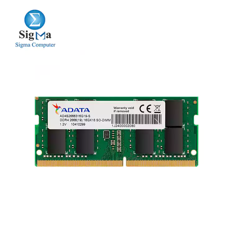 ADATA 16GB DDR4 2666 MHz UDIMM Memory Module for NoteBook