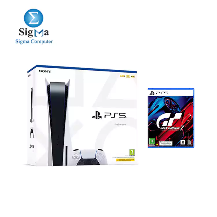 SONY Playstation 5 Standard Edition CFI-1116A with game Gran Turismo 7 |  18999 EGP