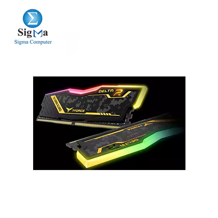 TEAMGROUP T-Force Delta TUF Gaming Alliance RGB DDR4 16GB (2x8GB) 3200MHz CL16 Desktop Gaming Memory