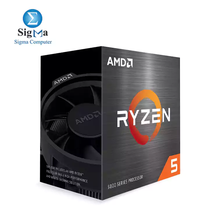 CPU-AMD-RYZEN 5-5500-BOX  6 Core -12 Thread  16M Cache 3.6 GHz UP TO 4.2GHz  PCIe 3.0 