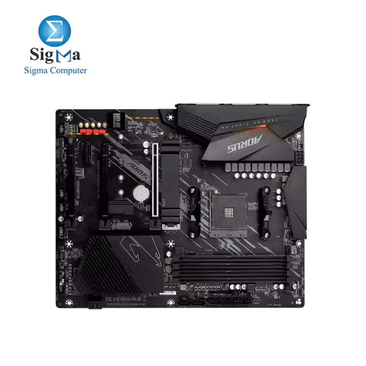 GIGABYTE AMD B550 AORUS Motherboard with Twin 12+2 Phases Digital VRM, Enlarged Surface Heatsinks, PCIe 4.0 x16 Slot, Dual PCIe 4.0/3.0 x4 M.2 with One Thermal Guard, 2.5GbE LAN, RGB FUSION 2.0, Q-Flash Plus