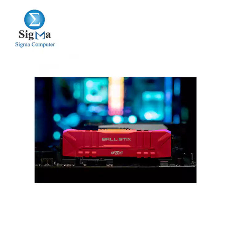 Crucial Ballistix 32GB Kit (2 x 16GB) DDR4-3200 Desktop Gaming Memory (Red)