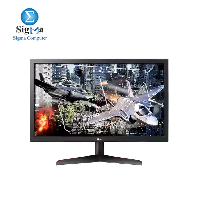 LG 24GL600F-B UltraGear Gaming Monitor  (59.94 cm) LED Display Full HD TN Panel (AMD Free Sync, Response Time: 1 ms, 144 Hz Refresh Rate)