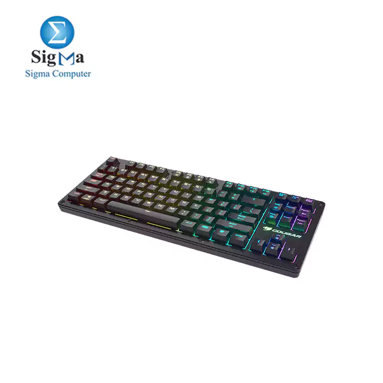 COUGAR PURI TKL RGB Gaming Keyboard with Magnetic Protective Cover (RED MX Switch)