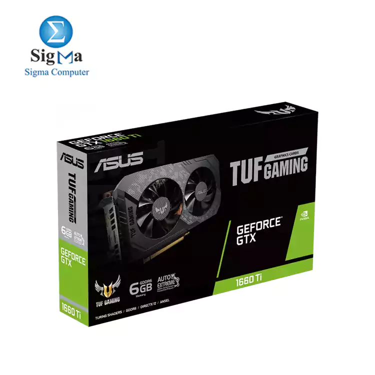 ASUS TUF Gaming GeForce® GTX 1660 Ti EVO 6GB GDDR6 rocks high refresh rates for an FPS advantage without breaking a sweat.