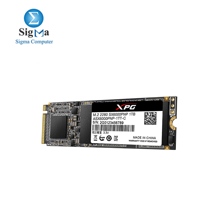 XPG SX6000 Pro 1TB PCIe 3D NAND PCIe Gen3x4 M.2 2280 NVMe