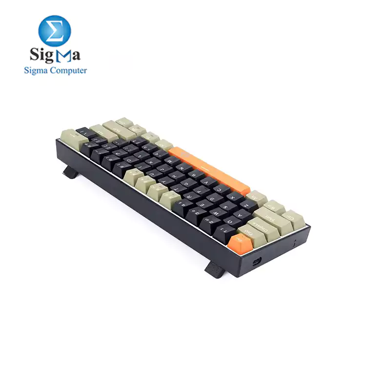 Redragon K606 Lakshmi Gaming Keyboard ORANGE BLACK Gray   Brown Switches 