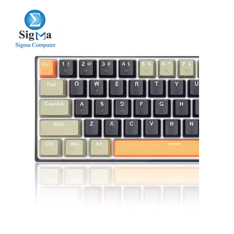 Redragon K606 Lakshmi Gaming Keyboard ORANGE BLACK Gray  [Brown Switches]