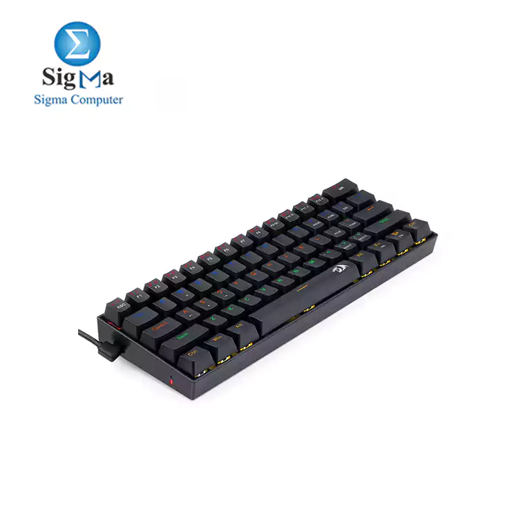 Redragon K606R Lakshmi Gaming Keyboard Brown Switch  Black  