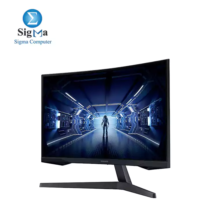 SAMSUNG 27 Inch Odyssey G5 Gaming Monitor with 1000R Curved Screen  144Hz  1ms  FreeSync Premium  2K  LC27G55TQWMXZN 