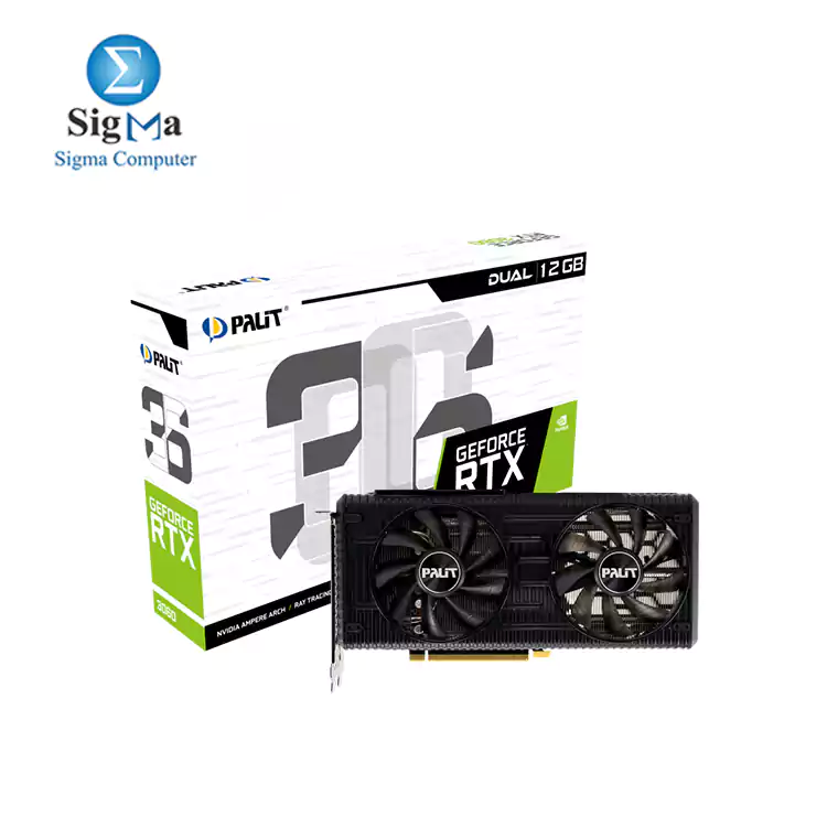 PALIT GeForce RTX™ 3060 Dual 12G GDDR6 | 11845 EGP