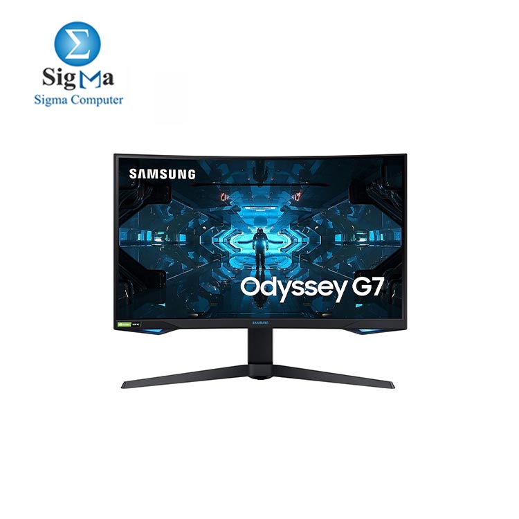 SAMSUNG LC27G75TQSMXZN 27-inch Odyssey G7 - QHD 1000R Curved Gaming Monitor 240hz,1ms, NVIDIA G-SYNC & FreeSync, QLED