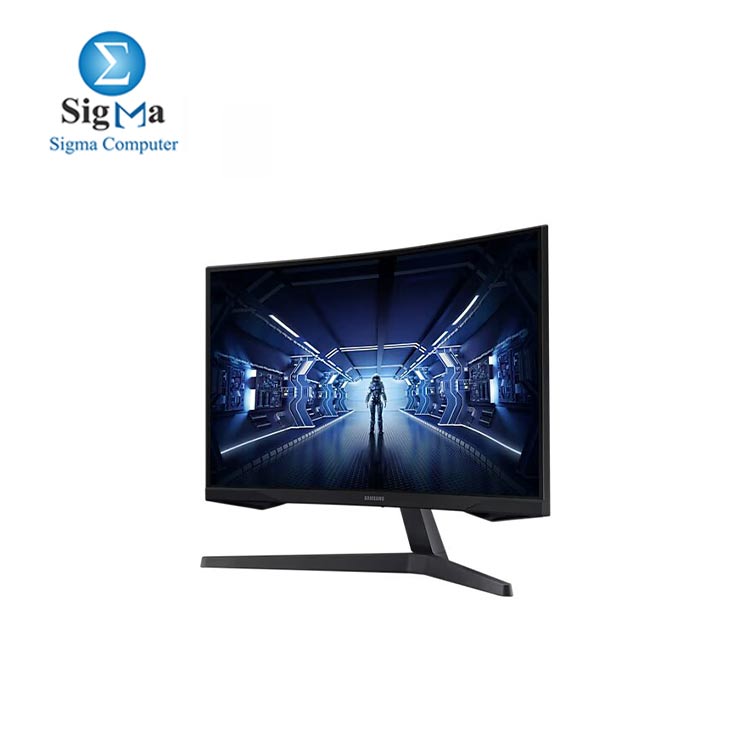 Monitor SAMSUNG LC32G55TQBMXEG 32 Inch Odyssey G5 Gaming Monitor 2560x1440 144Hz VA 1ms Curved Screen