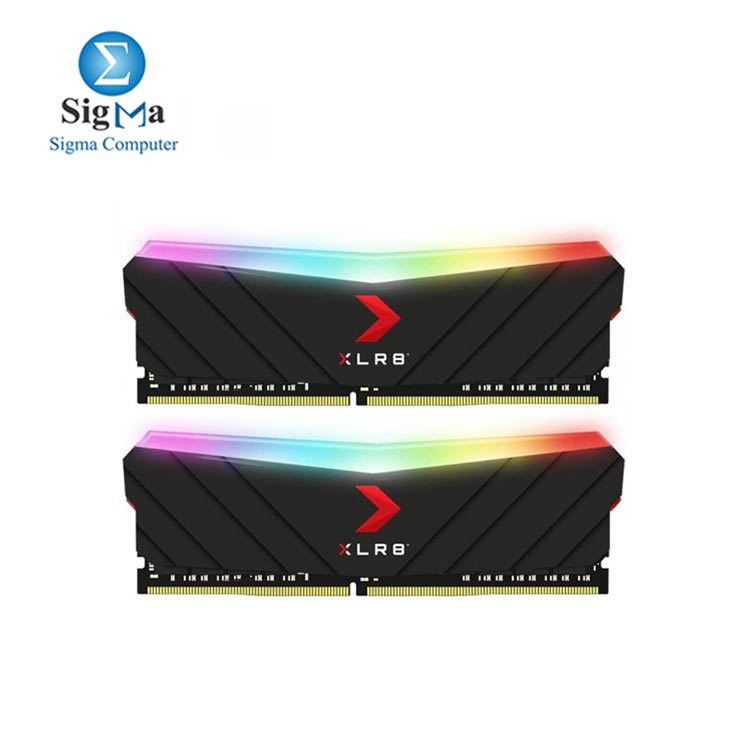 PNY 16GB (2x8GB) XLR8 RGB DDR4 3200MHz Desktop Memory – (MD16GK2D4320016XRGB)