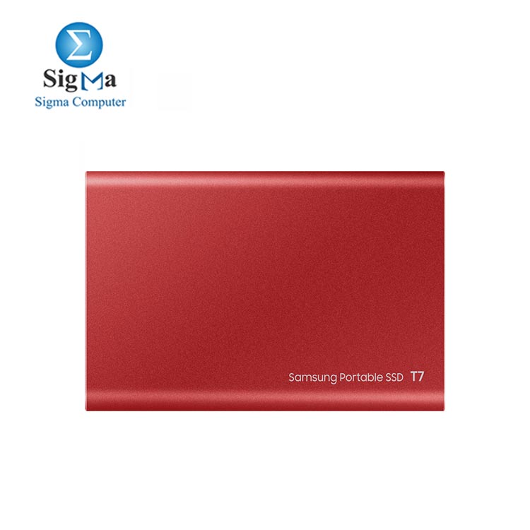 SAMSUNG T7 Touch Portable SSD 2TB -External Solid State Drive1050 1000 MB s RED