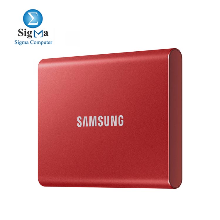 SAMSUNG T7 Portable SSD 2TB -External Solid State Drive1050 1000 MB s RED