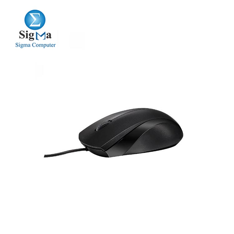  Rapoo N1200 Wired Optical Mouse silent  - Black
