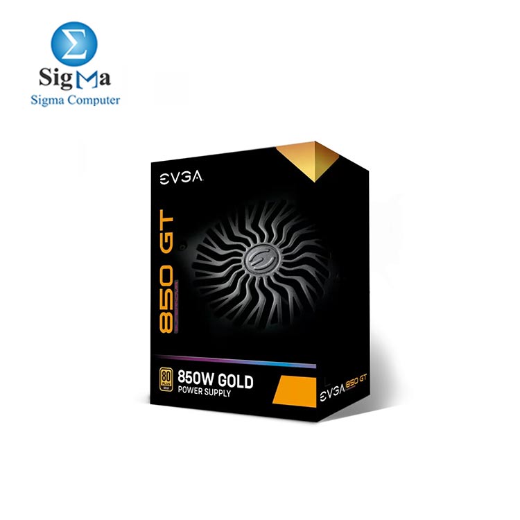  EVGA SuperNOVA 850 GT 80 Plus Gold 850W Fully Modular 220-GT-0850-Y2 Power Supply