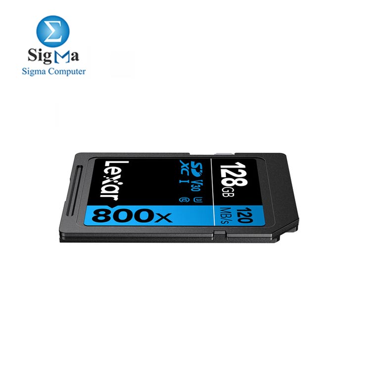 LEXAR CARD MEMORY 128GB-SD800-120MB-V30