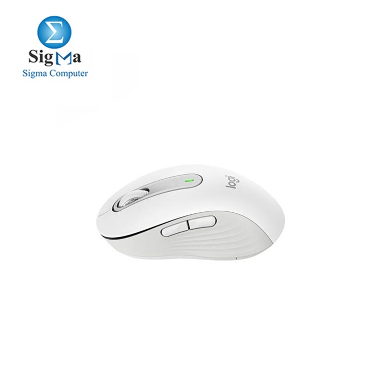 LOGITECH MOUSE M650L Signature Bluetooth Mouse  OFF WHITE LEFT-910-006240