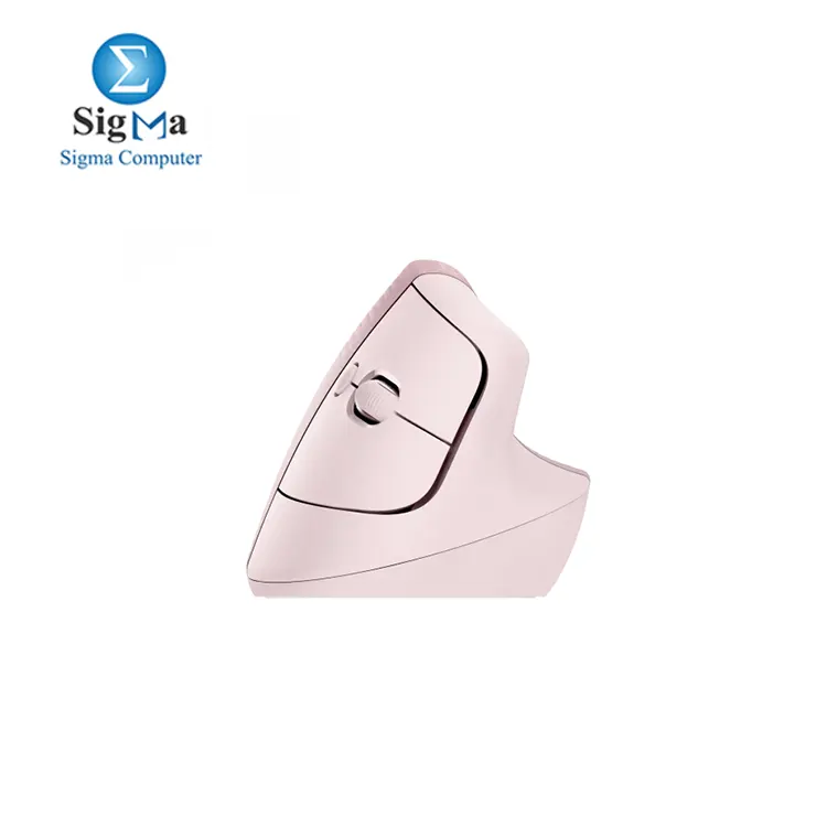 LOGITECH-Lift Bluetooth Vertical Ergonomic Mouse - ROSE/DARK.