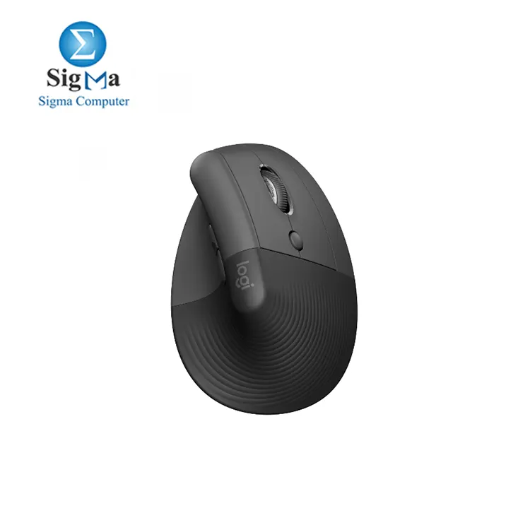 Logitech Lift Vertical Ergonomic Mouse Wireless Bluetooth - Black for sale  online