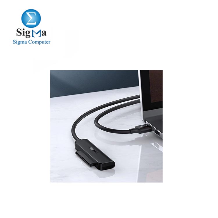 Ugreen adapter 2.5    SATA III 3.0 HDD SSD - USB Type C 3.2 Gen 1  SuperSpeed USB 5 Gbps  adapter black 70610 