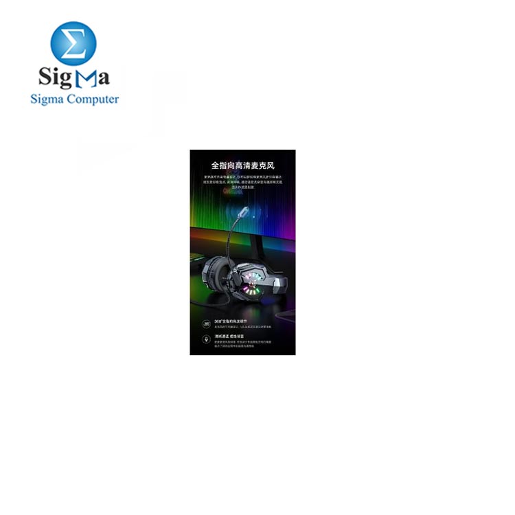ONIKUMA X32 Professional Wired Gaming Headphones HD Mic Stereo Surround Sound RGB