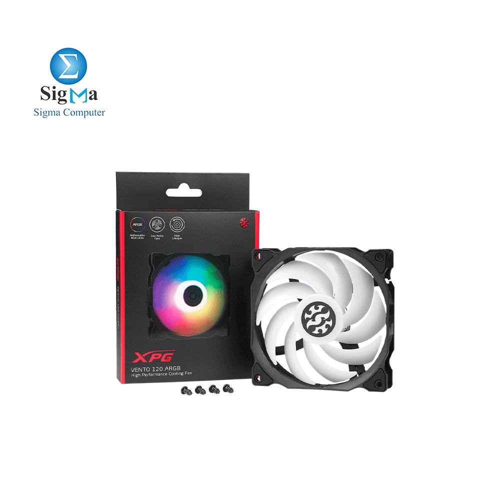 XPG FAN VENTO 120 ARGB-BKCWW HIGH PERFORMANCE