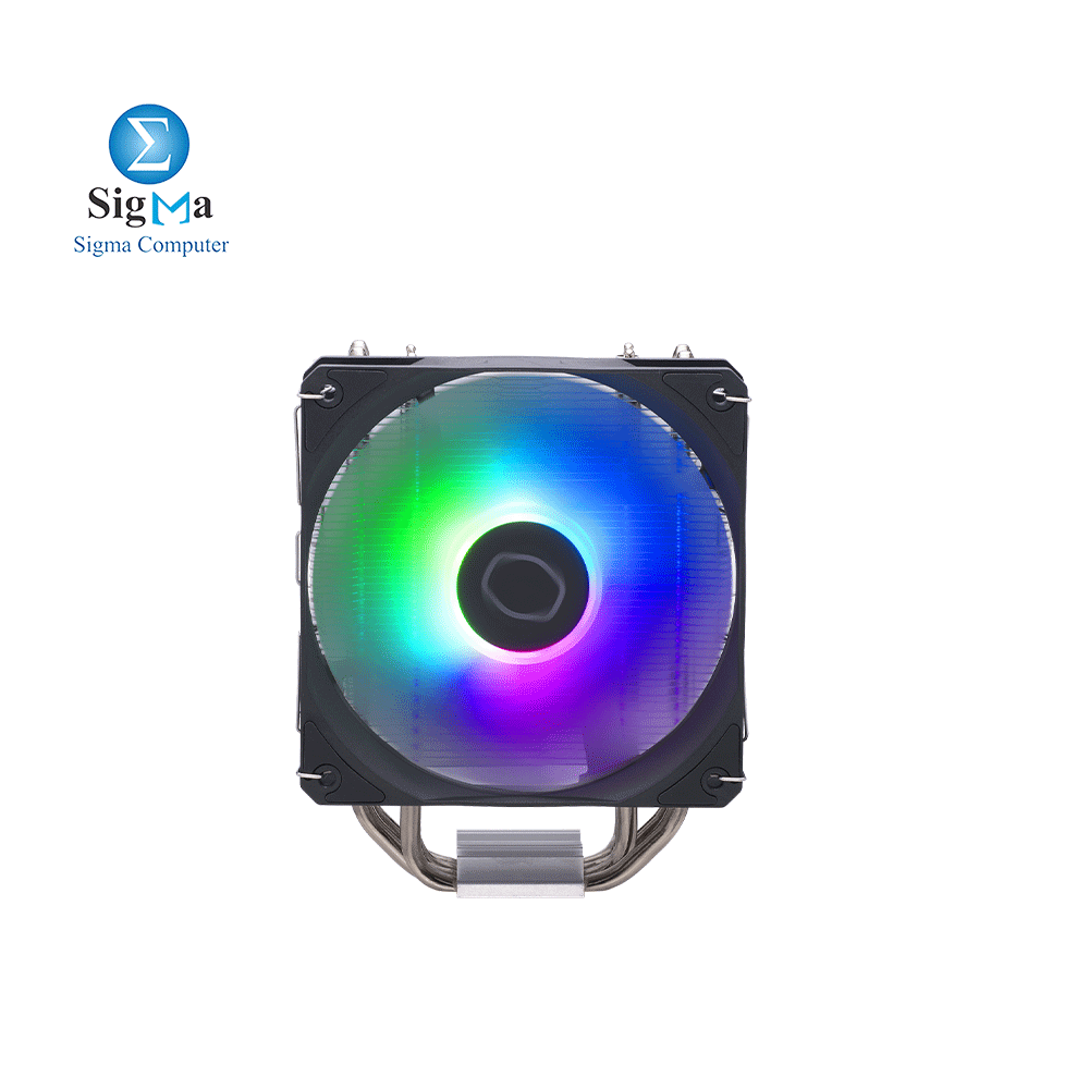 COOLER MASTER Air Cooler HYPER 212 SPECTRUM V3 RGB-4 Heat Pipes-1800 RPM-RR-S4NA-17PA-R1