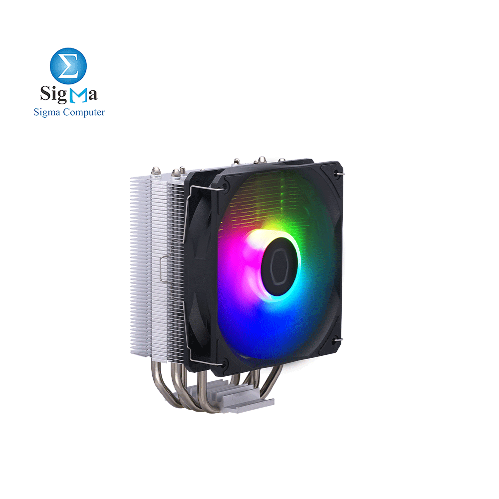 COOLER MASTER Air Cooler HYPER 212 SPECTRUM V3 RGB-4 Heat Pipes-1800 RPM-RR-S4NA-17PA-R1