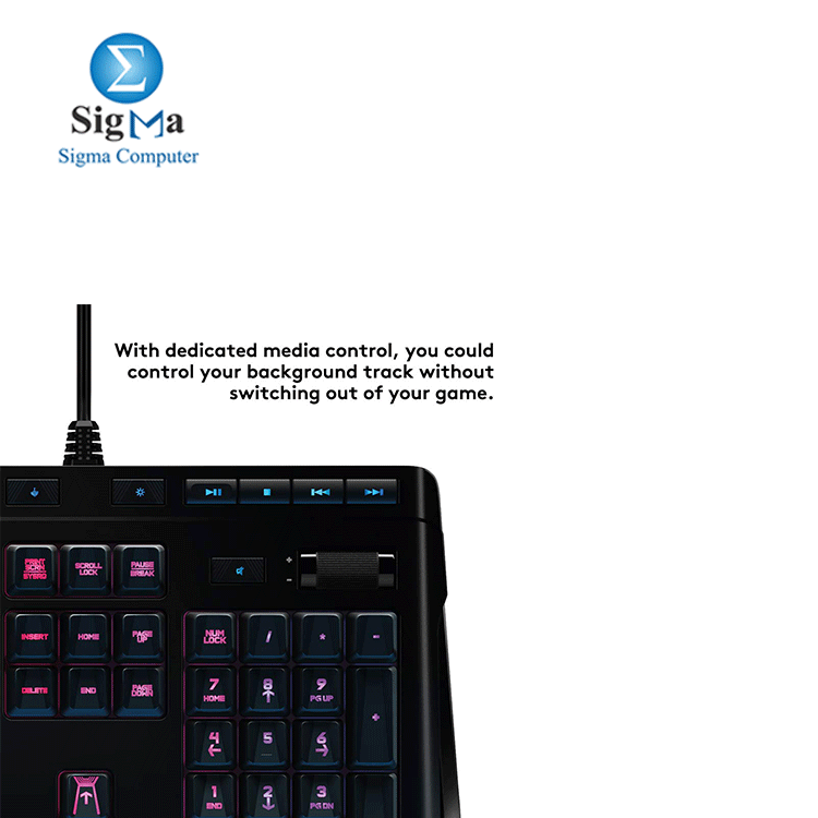 Logitech G910 Orion Spectrum Illuminated Mechanical Gaming Keyboard, RGB Backlit Keys