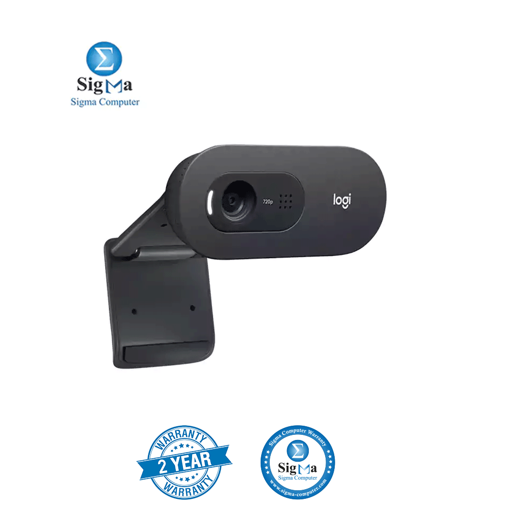 Logitech C505 HD Webcam with HD 720p video and a long-range mic - 960-001364