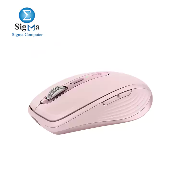 Logitech MX Anywhere 3 Compact Performance Mouse, Wireless, Comfort, Fast Scrolling ROSE - 910-005990