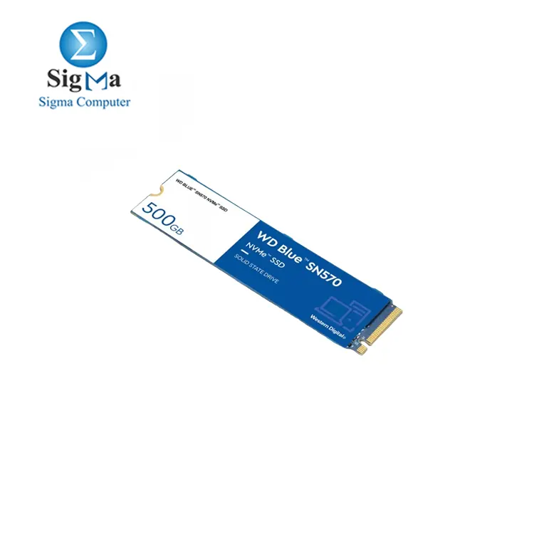 Western Digital 500GB Blue SN570 NVMe™ SSD PCIe Gen3 x4 up to 3500 MB/S. 