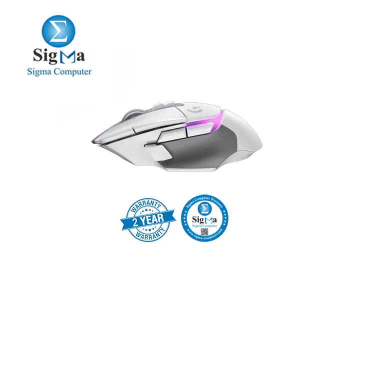 LOGITECH-G502 X Plus Wireless RGB Gaming Mouse - White - 910-006172.