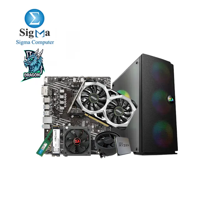 Dragon R5 5500 RX 580 -206-CPU AMD RYZEN 5-5500 MPK 3.6GHz Tray 