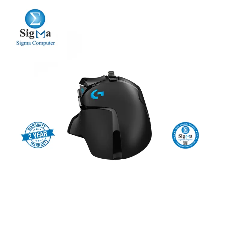 Logitech G502 HERO High Performance Wired Gaming Mouse  HERO 25K Sensor  25 600 DPI  RGB  Adjustable Weights  11 Programmable Buttons  On-Board Memory  PC   Mac