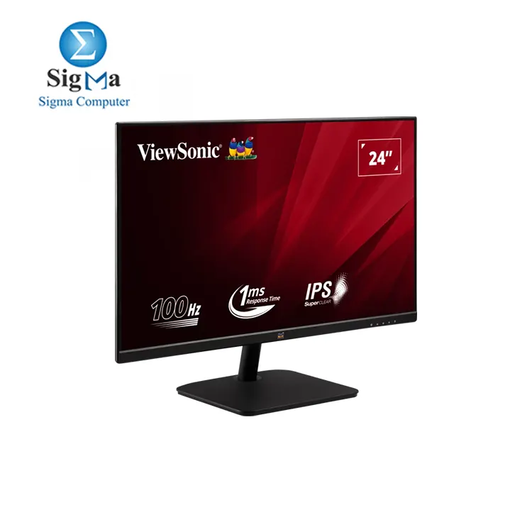 ViewSonic VA2432-H 24” 1080p IPS 100Hz  Monitor with Frameless Design
