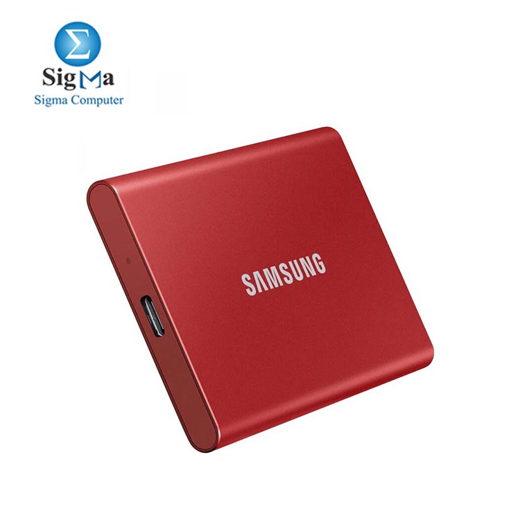 SAMSUNG T7 Portable SSD 1TB -External Solid State Drive1050 1000 MB s RED