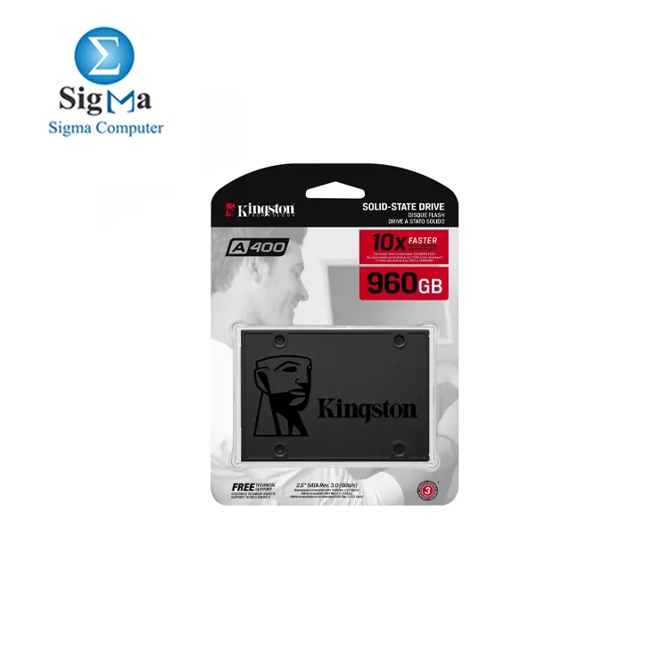 Kingston A400 SATA SSD Internal Solid State Drive 2.5 Inch  960 GB SA400S37 960G